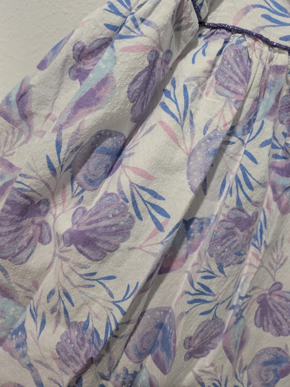 Max Studio Lavender and Blue Floral Tank Dress for Girls
